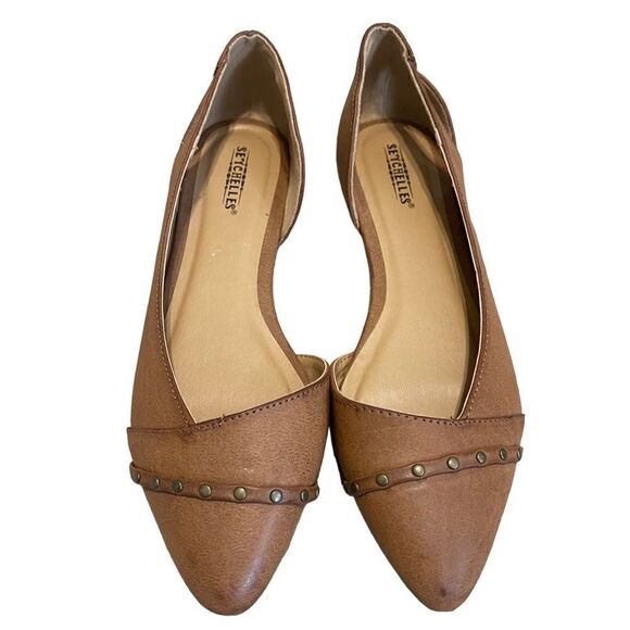 Anthropologie-Seychells Infiniti Studded Flats - Picture 3 of 11